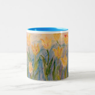 De Café Em Dois Tons Caneca tulipa
