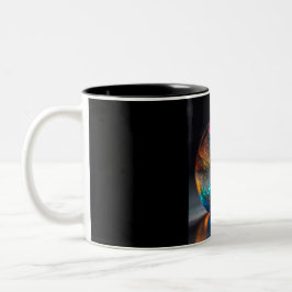 De Café Em Dois Tons Caneca Two Tone, 11oz (Mármore-9)
