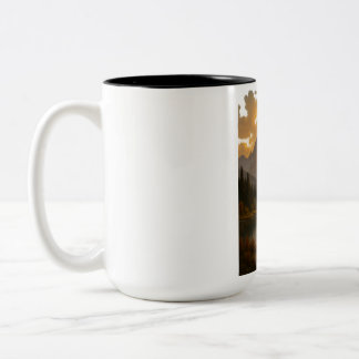 De Café Em Dois Tons Caneca Two-Tone, 15 oz