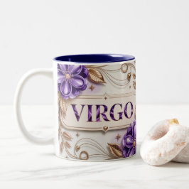 De Café Em Dois Tons Caneca Two Tone Azul Branco Creme Roxo Virgem