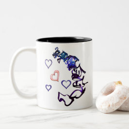 De Café Em Dois Tons Caneca Two Tone Desencadeie Meu Coração