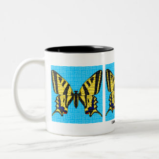 De Café Em Dois Tons Caneca Two-Tone Swallowtail (330ml)