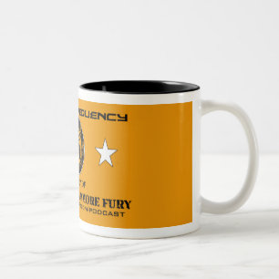 De Café Em Dois Tons Caneca urgente do 2-Tom do COMANDANTE FÚRIA da