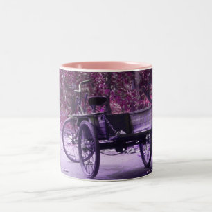De Café Em Dois Tons Caneca velha da bicicleta