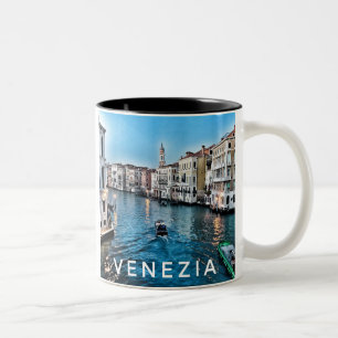 De Café Em Dois Tons Caneca Venetian do canal