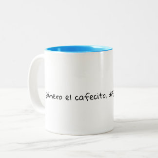 De Café Em Dois Tons Caneca Verso Espanhol Fofo
