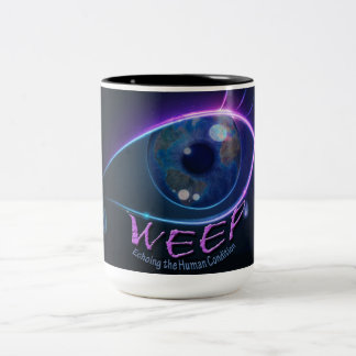 De Café Em Dois Tons Caneca - WEEP a caneca