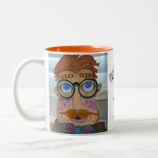 De Café Em Dois Tons Caneca Whimsical 11 oz