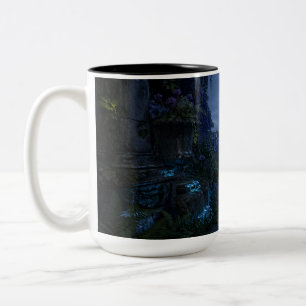 De Café Em Dois Tons Caneleira Gazebo Caneca Preta Selvagem Calmante