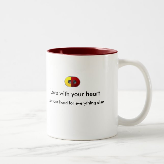 De Café Em Dois Tons Capitão Desilusão Caneca (Direita)