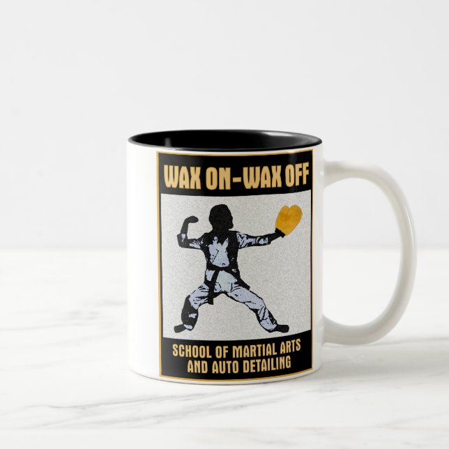 De Café Em Dois Tons Cera na cera fora da caneca (Direita)