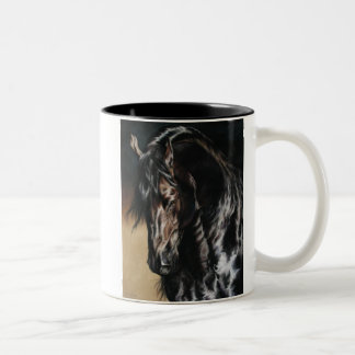 De Café Em Dois Tons Cetim preto - caneca