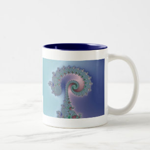 De Café Em Dois Tons Cetro - Caneca Fractal