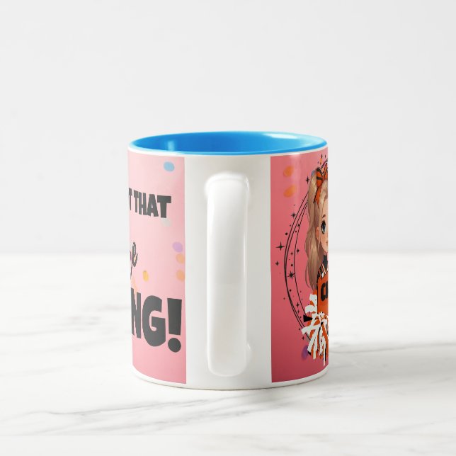 De Café Em Dois Tons Cheerleader, nunca esqueça que você é uma caneca i (Alça)