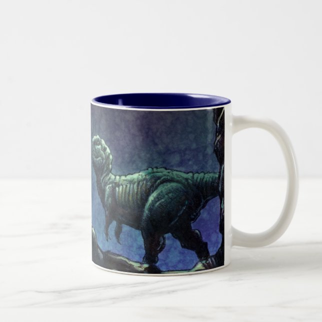 De Café Em Dois Tons chiodobros - dinopad caneca (Direita)