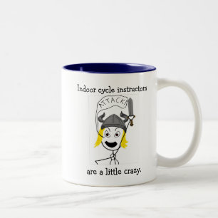 De Café Em Dois Tons Ciclismo-Ataque interno! caneca