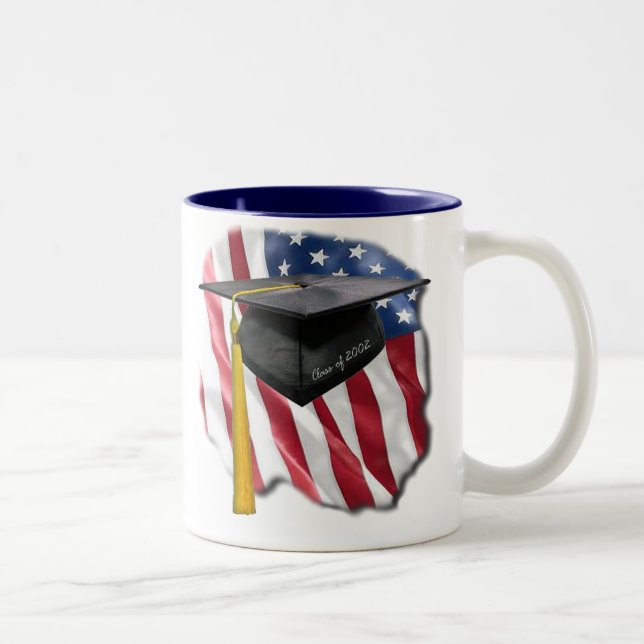 De Café Em Dois Tons Classe da caneca 2002 (Direita)