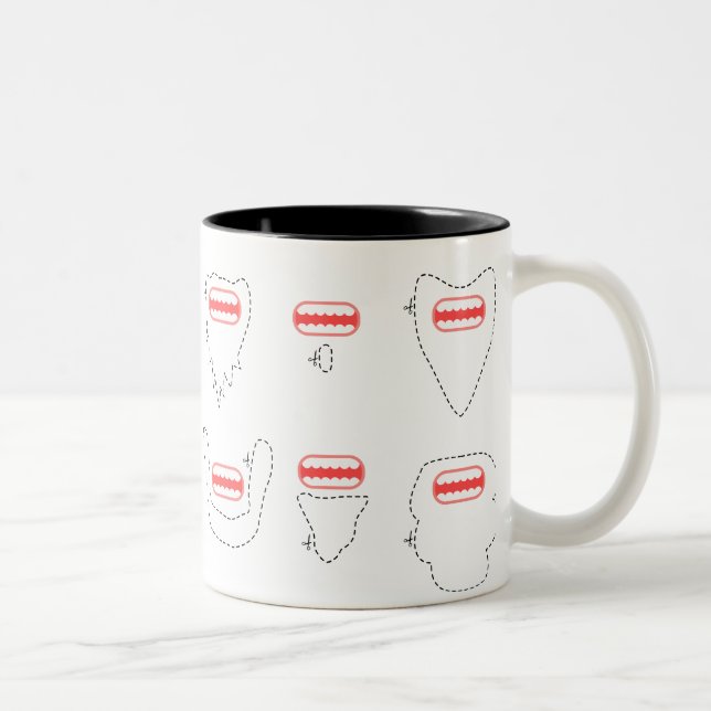 De Café Em Dois Tons Como crescer uma caneca da barba (Direita)