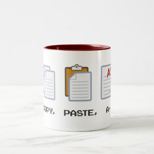 De Café Em Dois Tons Cópia, pasta, A+ caneca