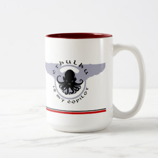 De Café Em Dois Tons Cthulhu é minha caneca VERMELHA da LISTRA do