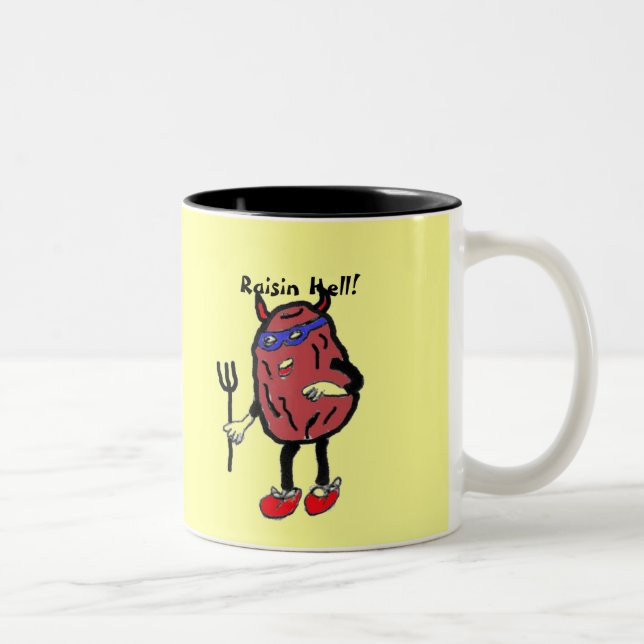 De Café Em Dois Tons CX inferno da passa! Caneca (Direita)
