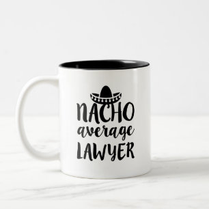 De Café Em Dois Tons Da caneca média do advogado do Nacho presente