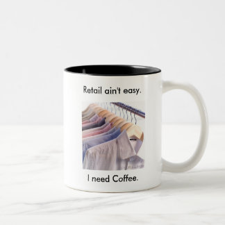 De Café Em Dois Tons "De varejo não é" a caneca fácil