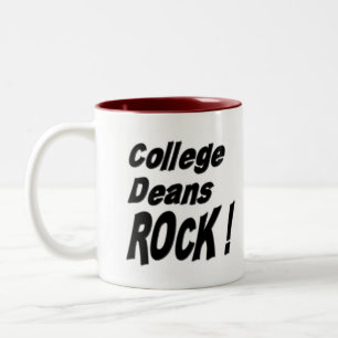 De Café Em Dois Tons Decanos Rocha da faculdade! Caneca