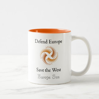 De Café Em Dois Tons Defenda Europa - salvar a caneca ocidental