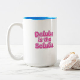 De Café Em Dois Tons Delulu é a Caneca Rosa com Brilho Solulu | Geração