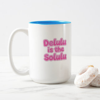 De Café Em Dois Tons Delulu é a Caneca Rosa com Brilho Solulu | Geração