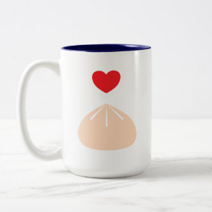 De Café Em Dois Tons Derramando Azul 15oz. Caneca