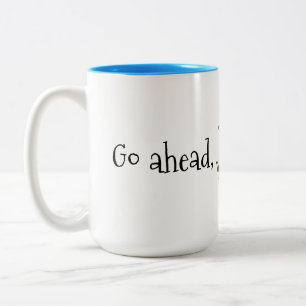 De Café Em Dois Tons Derrame a caneca do chá - presente perfeito!