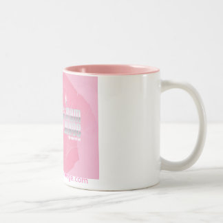 De Café Em Dois Tons Destaques cor-de-rosa da caneca w/Pink!