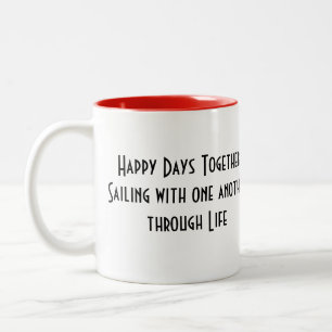 De Café Em Dois Tons Dias felizes caneca casada