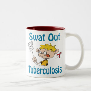 De Café Em Dois Tons Do golpe caneca da tuberculose para fora