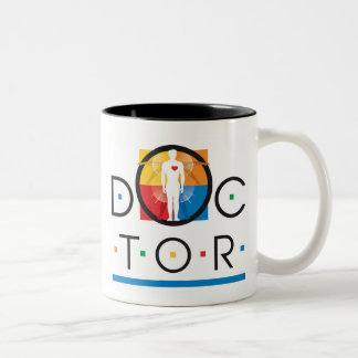 De Café Em Dois Tons "Doutor" caneca