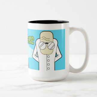 De Café Em Dois Tons Dr. Dinkle Caneca do Dois-Tom