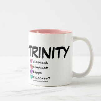 De Café Em Dois Tons e.e.h.r…? Caneca destro da trindade