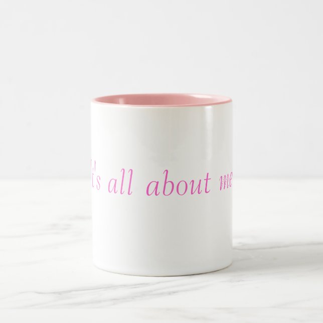 De Café Em Dois Tons É toda sobre mim! Caneca (Centro)