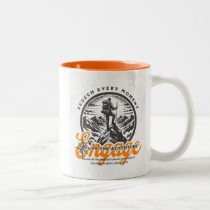 De Café Em Dois Tons Engate caneca