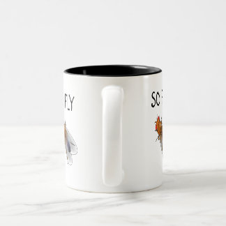 De Café Em Dois Tons Então, voe a caneca Drosophila