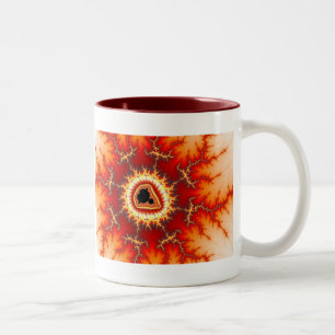 De Café Em Dois Tons Eos - Caneca Fractal