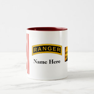 De Café Em Dois Tons Escola da guarda florestal do exército - caneca d