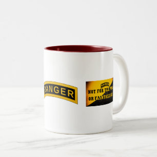 De Café Em Dois Tons Escola da guarda florestal do exército - caneca d