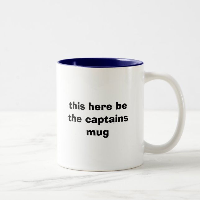 De Café Em Dois Tons esta aqui seja a caneca dos capitães (Direita)