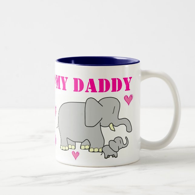 De Café Em Dois Tons Eu amo minha caneca do pai (Direita)