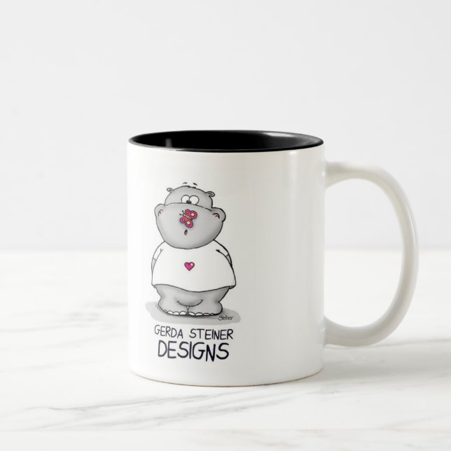 De Café Em Dois Tons Eu faço a caneca impressionante dos cartões! (Direita)