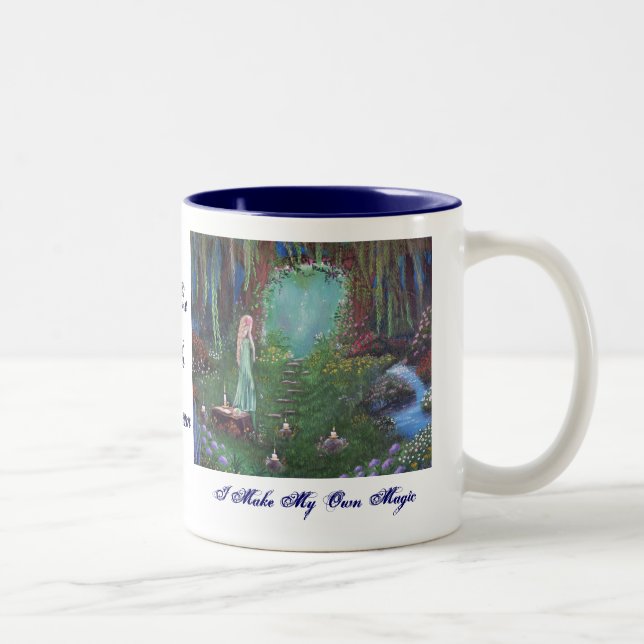 De Café Em Dois Tons Eu faço minha própria caneca mágica (Direita)