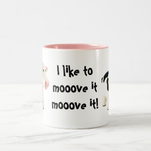 De Café Em Dois Tons Eu gosto ao mooove d mooove ele… caneca inglesa 